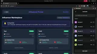 Decentralized Influencer Marketing Platform | DU Hacks 5.0 | Gas-Optimized Blockchain Demo
