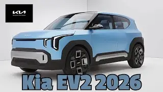 Разработанный и произведенный в Европе электромобиль Kia EV2 будет впервые представлен на Брюссел...