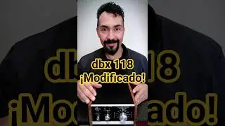 Modificaci&oacute;n del compresor de audio dbx 118 🔊 #shorts