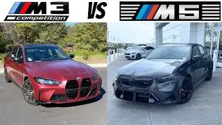 Is the 2025 BMW M5 WORTH the Extra Cost Over the BMW M3 Competition?