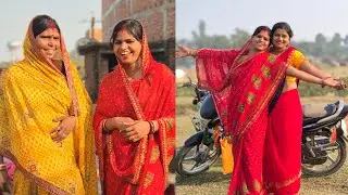 मम्मी जी के ले के आये comedy video शूटिंग करने 🤔😁