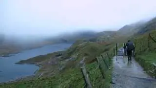 Zigeiner on the way to Snowdon (1085m) - highest point of Wales