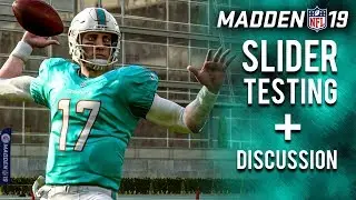 Madden 19 - Franchise Slider Testing Gameplay & Discussion