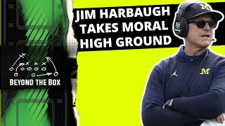 Jim Harbaugh takes moral high ground in NIL debate