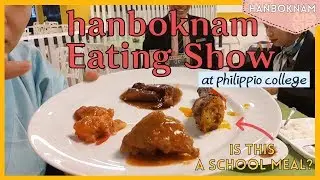 🇵🇭  ate the Filipino students food! MUKBANG(eating show)