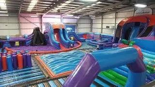 Great Day Out Idea's - Inflata Nation Manchester UK's largest Inflatable Theme Park - Vlog #39 LG G5
