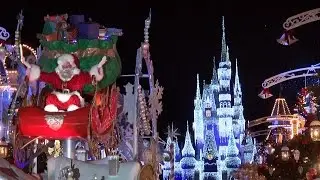 Mickey's ONCE UPON A CHRISTMASTIME Parade 2014 Multi Angle PANDAVISION - Very Merry Christmas Party