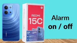 How To Set Alarm in Redmi 15c 5G || Redmi 15c 5G Me Alarm Kaise Lagaye || Redmi 15c 5G alarm off