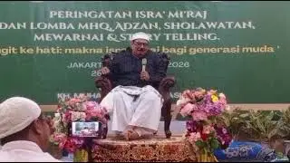 KH.M.Yunus Aslam memperingati Isra mi'raj Masjid Jami Baiturrahim Jakarta