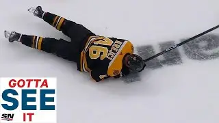 GOTTA SEE IT: Bruins&rsquo; Krejci Loses Tooth After Hard Hit From Islanders&rsquo; Hickey