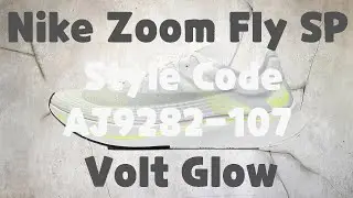 Nike Zoom Fly SP Volt Glow unboxing/nike zoom fly on feet review