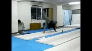 転回講座（ハンドスプリング講座）両足踏切り編