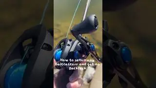 Как настроить катушку для спиннинга и избежать перехлёста лески! #рыбалка #shimanoslxdc #ловляоку...