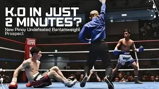 Pinoy Undefeated Bantamweight prospect tinalo ang hapon in just 2 minutes?