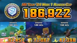 UNDERWATER... URGHHH | Mii Tour '24 Week 1 Random Cup Challenge (186K) | Mario Kart Tour