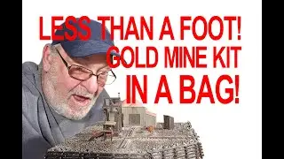 HO Scale Mine Diorama You Can Build In A Space Less Than 1 Square Foot!  Comes with Everything Here!