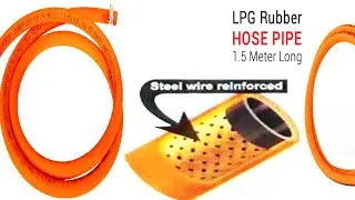 Pipe Suraksha Steel Wire Reinforced LPG Hose Pipe Home Gas. Unboxing and review Gas⛽ pipe.
