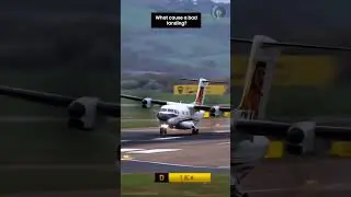 Aircraft Landing Gone Wrong: Fire Erupts After Gear Failure!