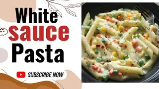 Tasty white sauce pasta😋👌✨️👍#pastarecipe  #pastarecipes#pastamaking#recipeoftheday#homemade 
