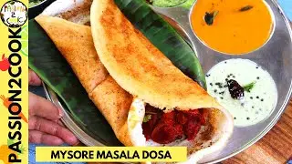 Mysore masala dosa recipe / Beetroot Dosa / South Indian Dosa recipe / Dosa