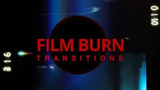 Light leaks and film burn transition overlay effect
