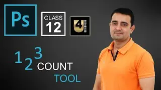 123 Count Tool Tutorial l Complete Guide | Adobe Photoshop for Beginners in Hindi / Class 12