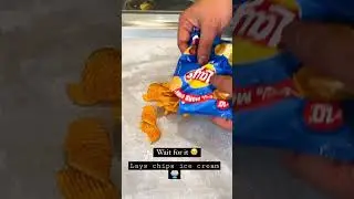 Lays chips Ice cream 🍨 #new #shorts #food