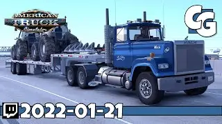 Mack на MAC -- Mack Superliner + MAC Stepdeck - ATS - VOD - 21.01.2022