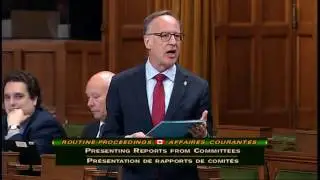 Rob Oliphant, M.P., tables SECU report concerning Bill S-231 (Protection of Journalistic Sources)