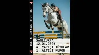 Şanlıurfa At Yarışı Tahminleri 12 Ocak 2026, Detayli Analizler