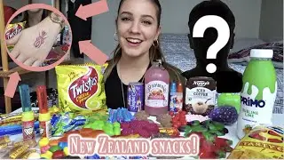 Trying New Zealand Snacks With My Kiwi Boyfriend! -MY FIRST TATTOO-