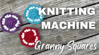 Knitting Machine Granny Square