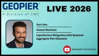 Geopier Live Series 2026: Part 1: Gianni Martinez: Liquefaction Mitigation w/Rammed Aggregate Piers
