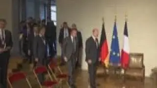 Scholz and Macron meet European leaders