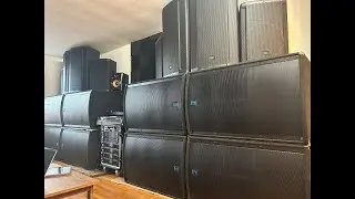 SOUND CHECK OF 2 DJ SOUND SYSTEMS