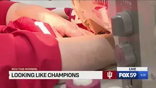 Local business adds CFP patches to IU's uniforms