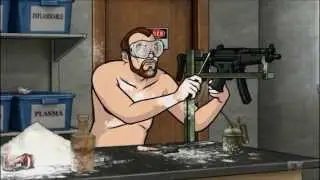 Krieger Doing Some Gun Mods on Archer