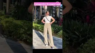 Beige pants outfit #ytshots #viralvideo #beigeoutfit
