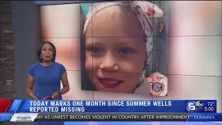 One month since Summer Wells was reported missing