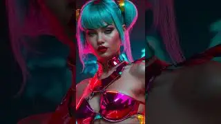 NIGHTCLUB Series: Bulma (Dragon Ball Z Kakarot) - 4K  #model  #digitaldivas  #beauty   #aiart