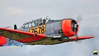 1942 T-6 Texan display at Cheb Airshow 2020
