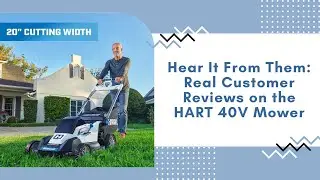 Hear It From Them: Real Customer Reviews on the HART 40V Mower #mowerreviews #walmartfinds