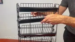 How to Assemble: 5 Tier Wire Candy Rack Display