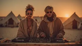 Desert DJ Live Performance | Non-Stop EDM Party Mix | Sunset Trance Festival Hits