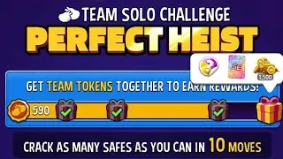 team solo multiplier mushrooms rainbow solo challenge | match masters | perfect heist solo 