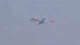 Ukrainian Air Defense System Shoots Down Russian Su-27 Fighter Jet
