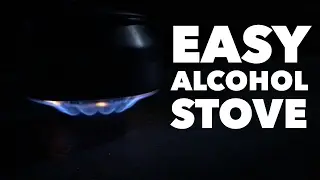 How to make the easy backpacking alcohol stove