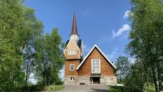Karesuando, Lappland - Sveriges nordligaste tätort och kyrkby.
