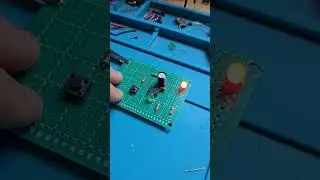 Devidamente transportado da protoboard para a placa universal. #tbytecreator #eletronicabasica