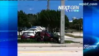 Car Crashes Into Pole, Kills Driver